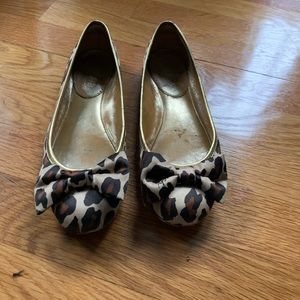 Coach Leopard Flats